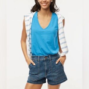 Jcrew Vintage Cotton V Neck Tank